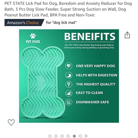 ๐โจDog ๐ถ Lick ๐
Mat 3pc - Picture 5 of 6